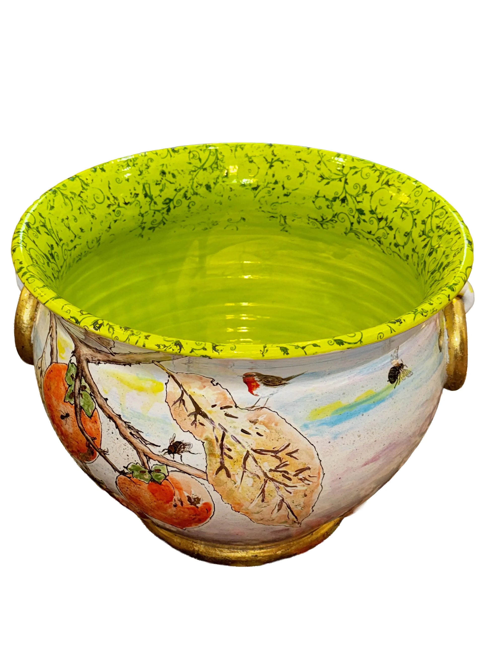 Grand Persimmon Cache Pot