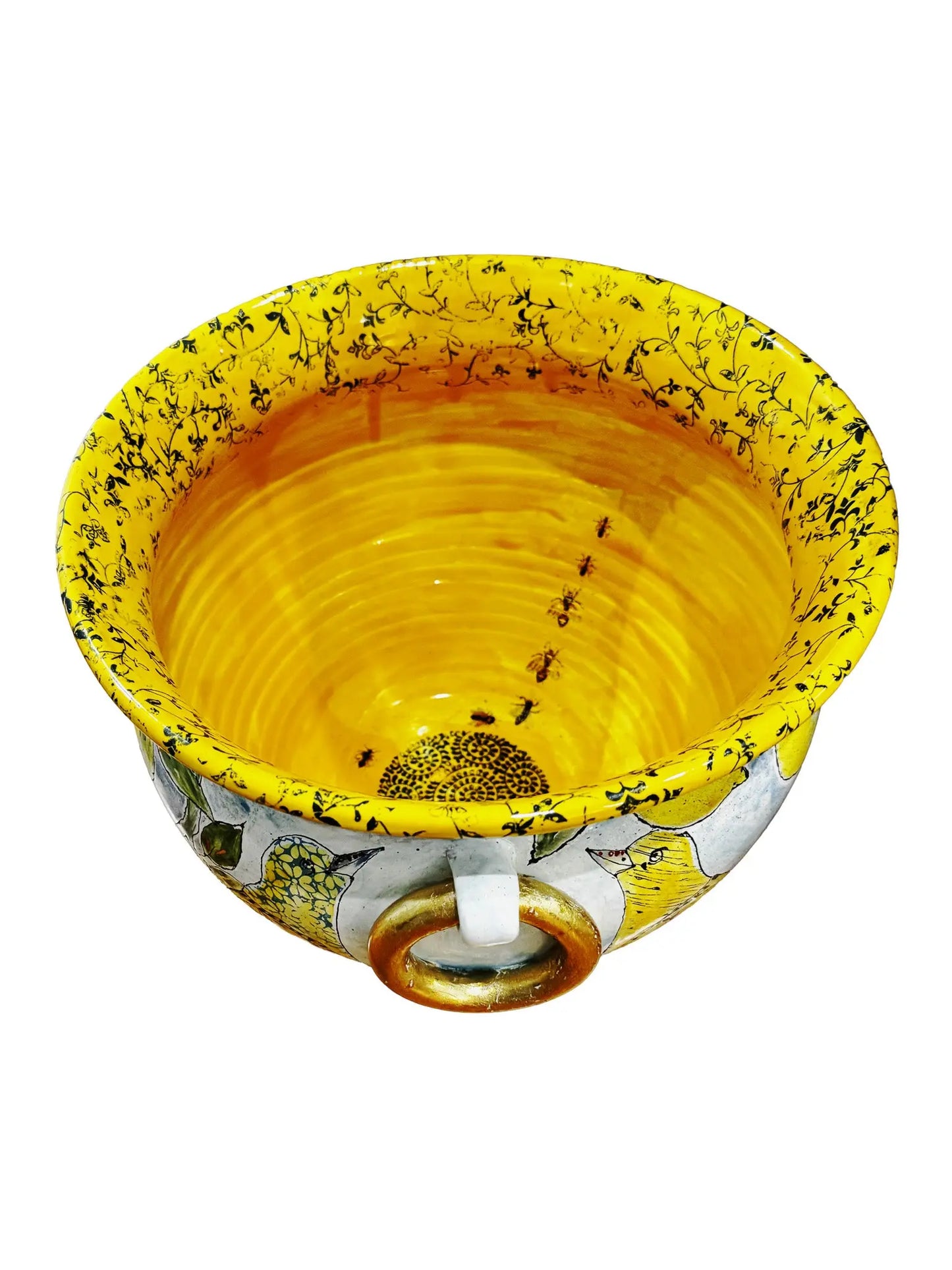 Tuscan Lemon Cache Pot