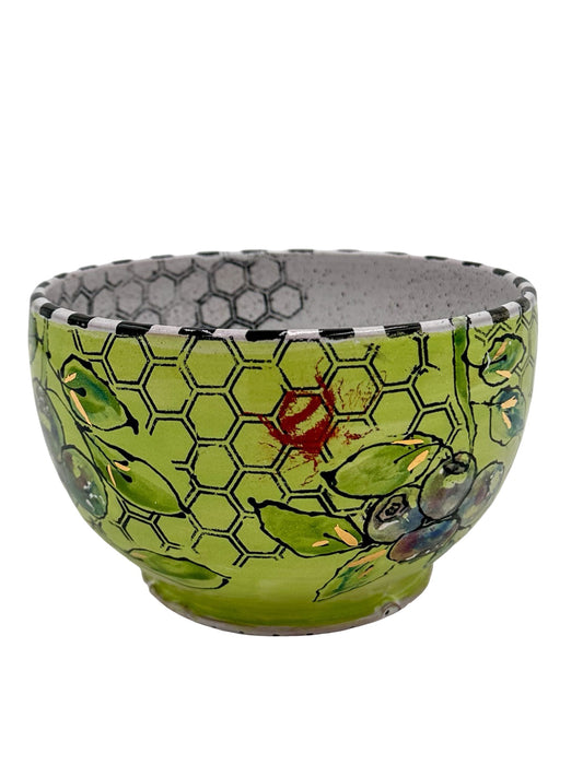 Buzzing Berry Ceramic Bowl