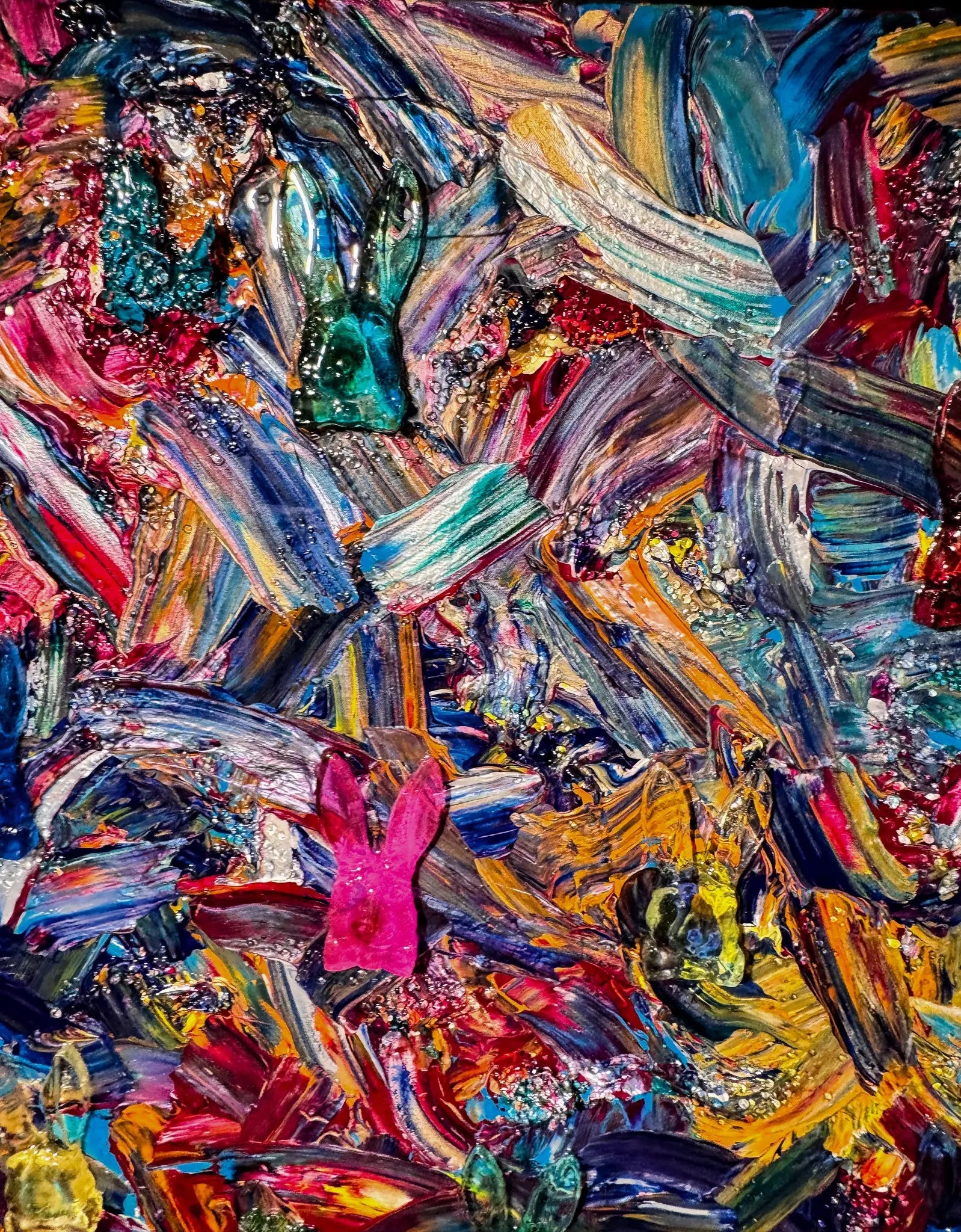 Wonderland Swirl IV - Vibrant Abstract Artwork