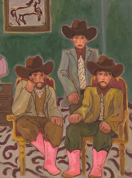 Cowboy's Family - Original Western Artwork