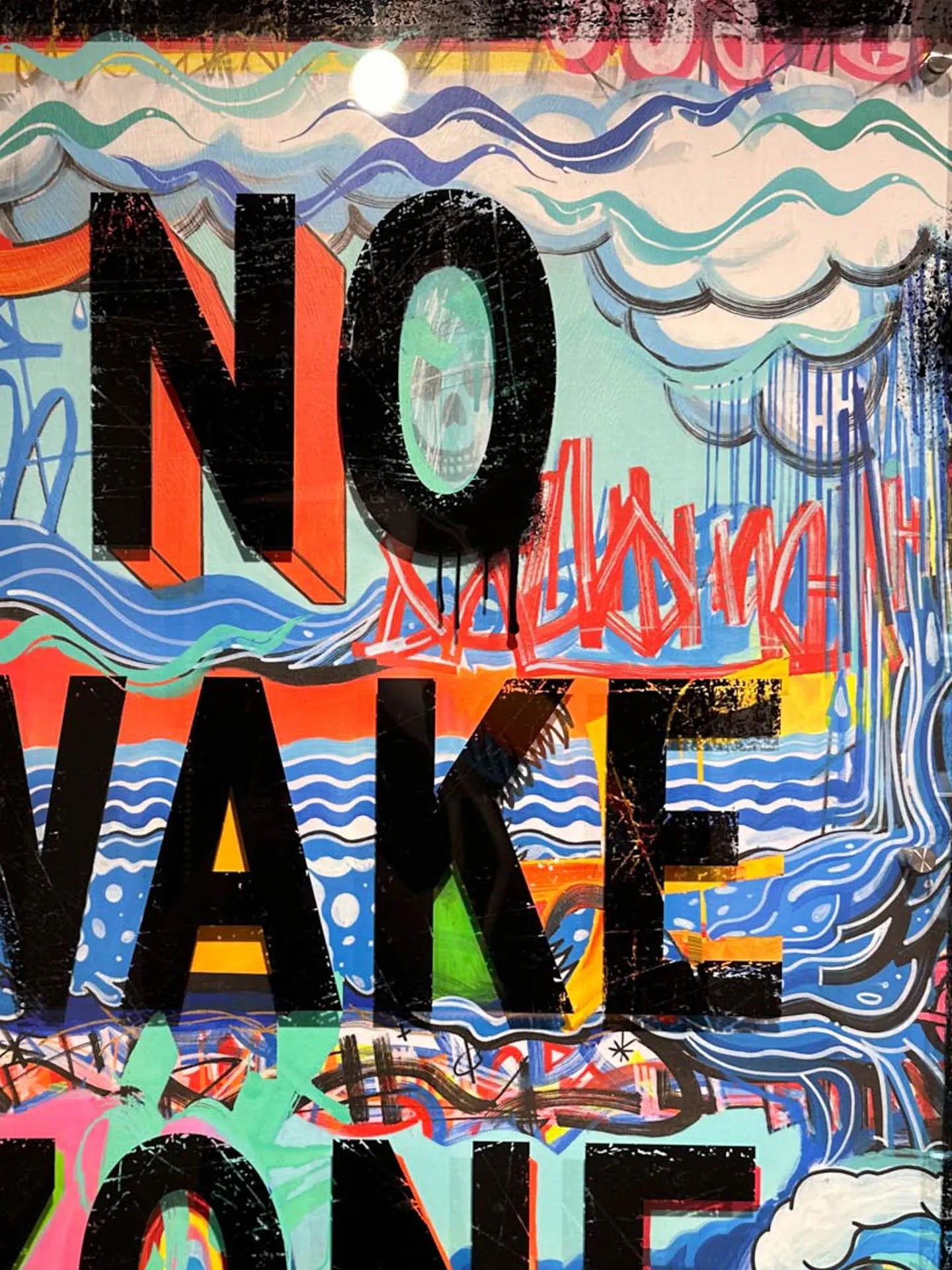 No Wake Zone – Acrylic on Plexiglass Giclée Print