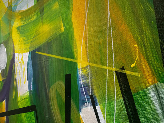 Mind Game – Original Abstract Acrylic on Canvas