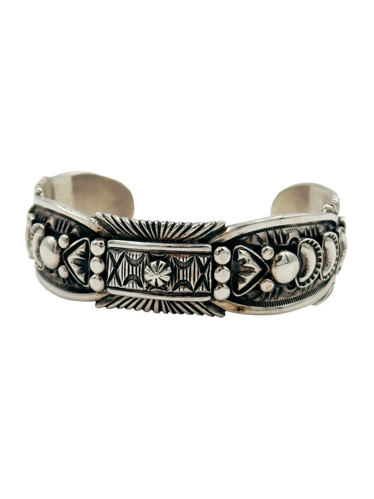 Ornate Sterling Silver Cuff