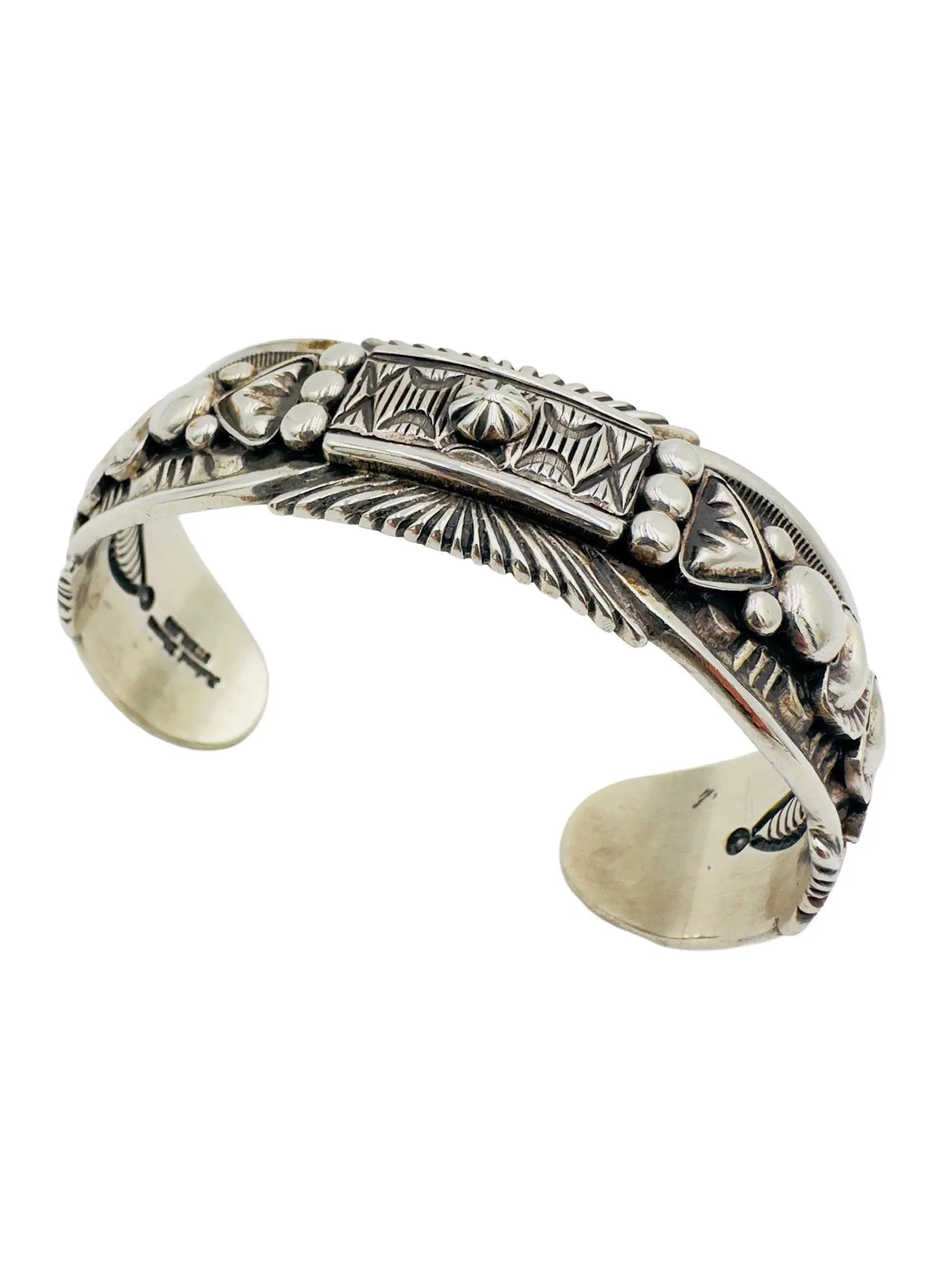 Ornate Sterling Silver Cuff