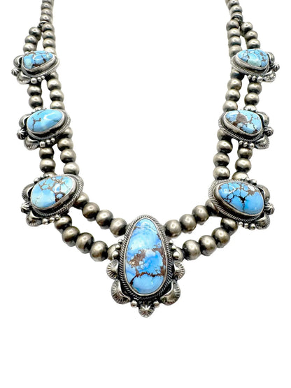 Golden Hills Turquoise & Sterling Silver Necklace