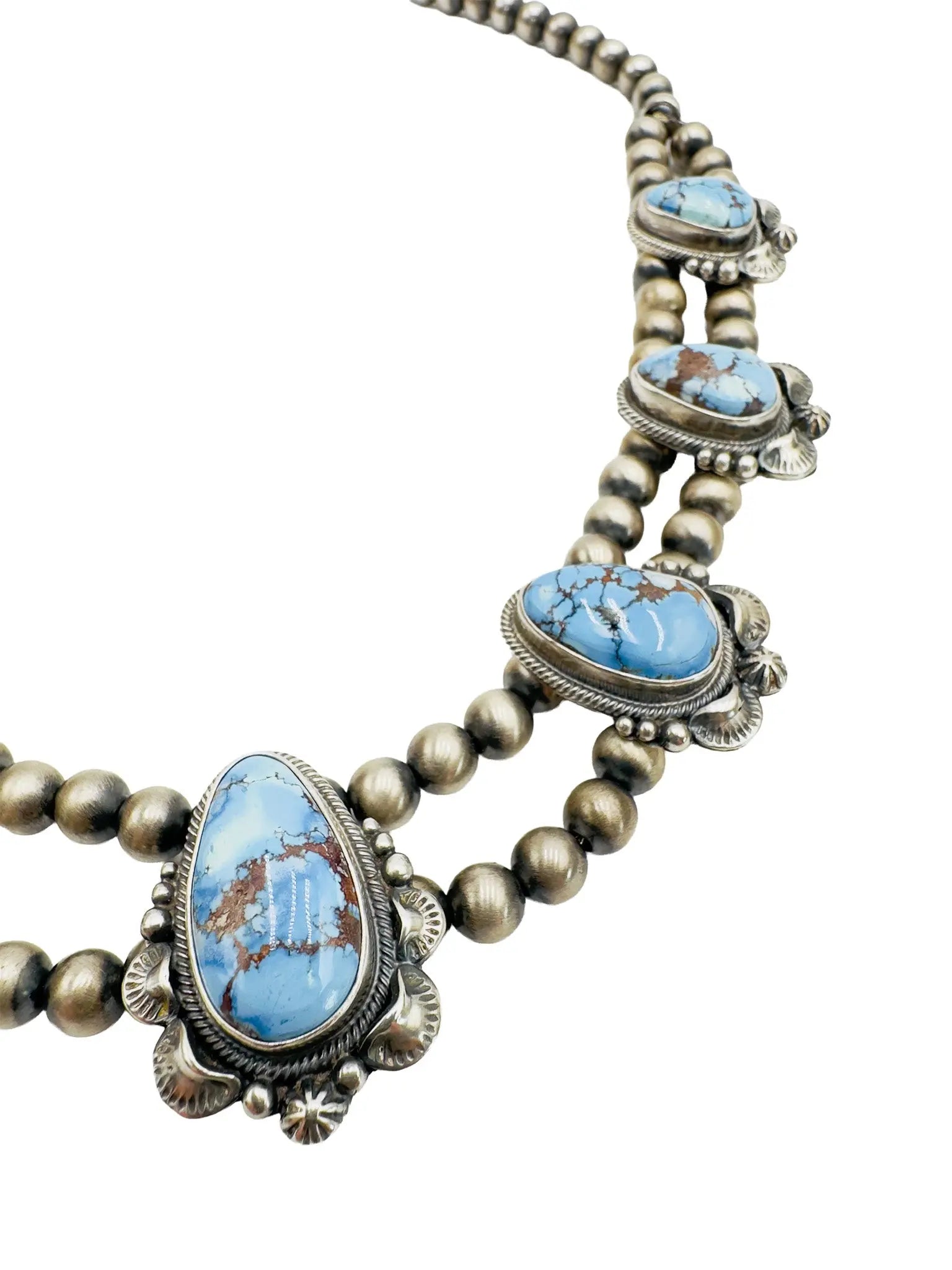Golden Hills Turquoise & Sterling Silver Necklace