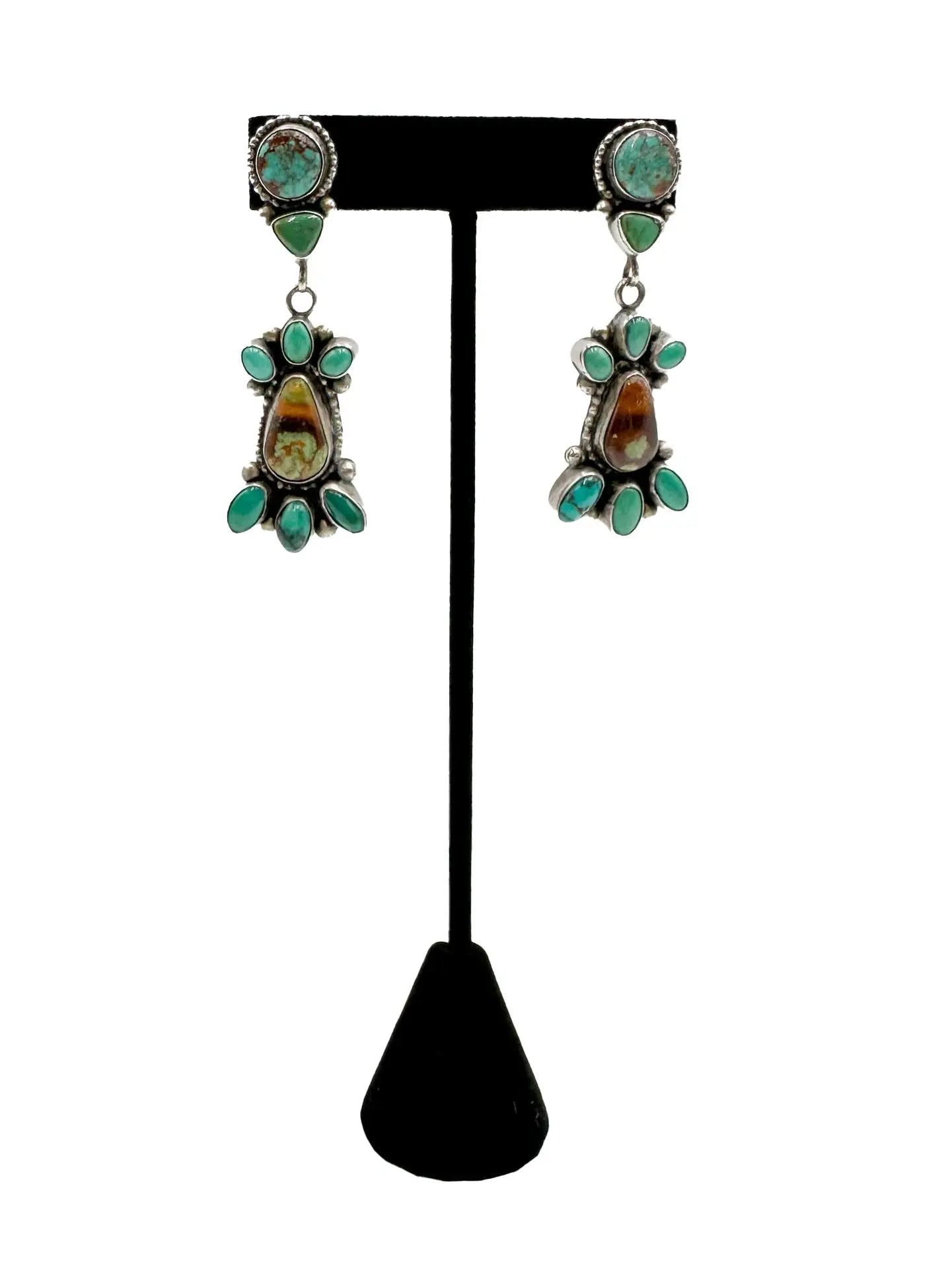 Concho Royston Turquoise Earrings