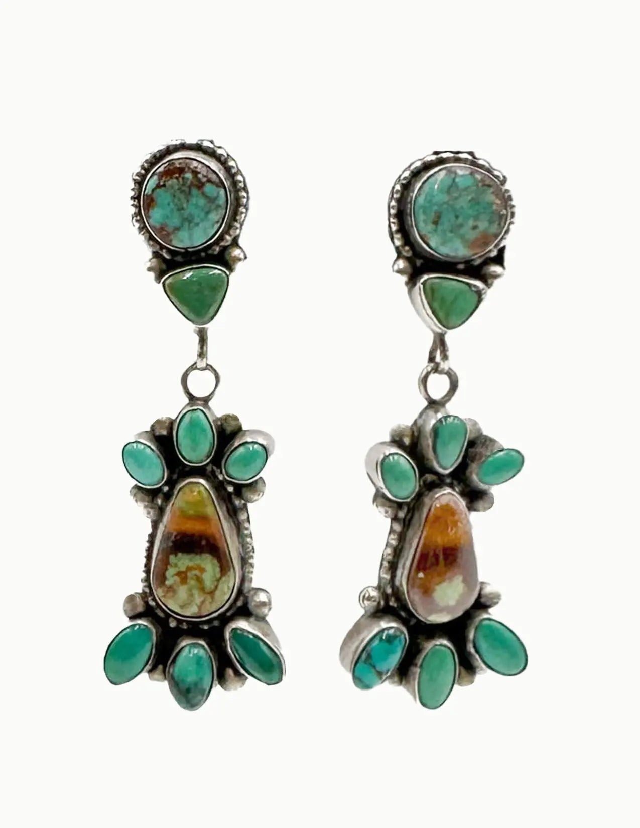 Concho Royston Turquoise Earrings