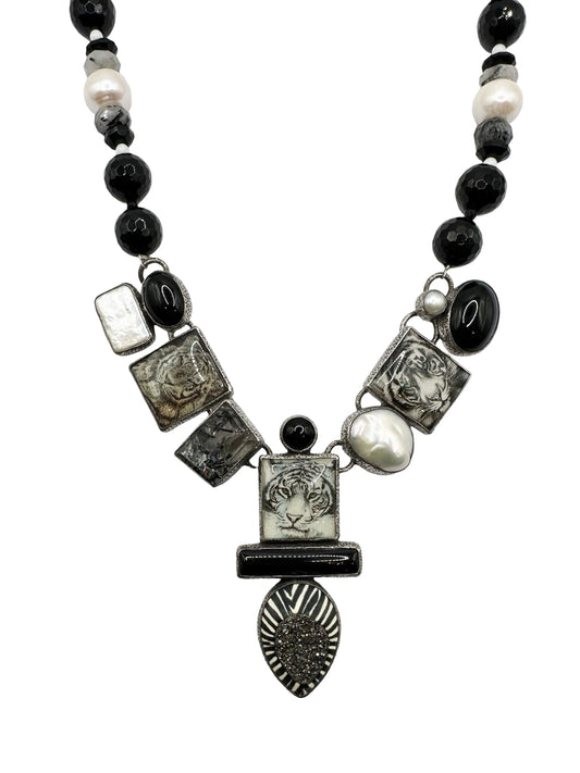 Tiger Nights Statement Necklace