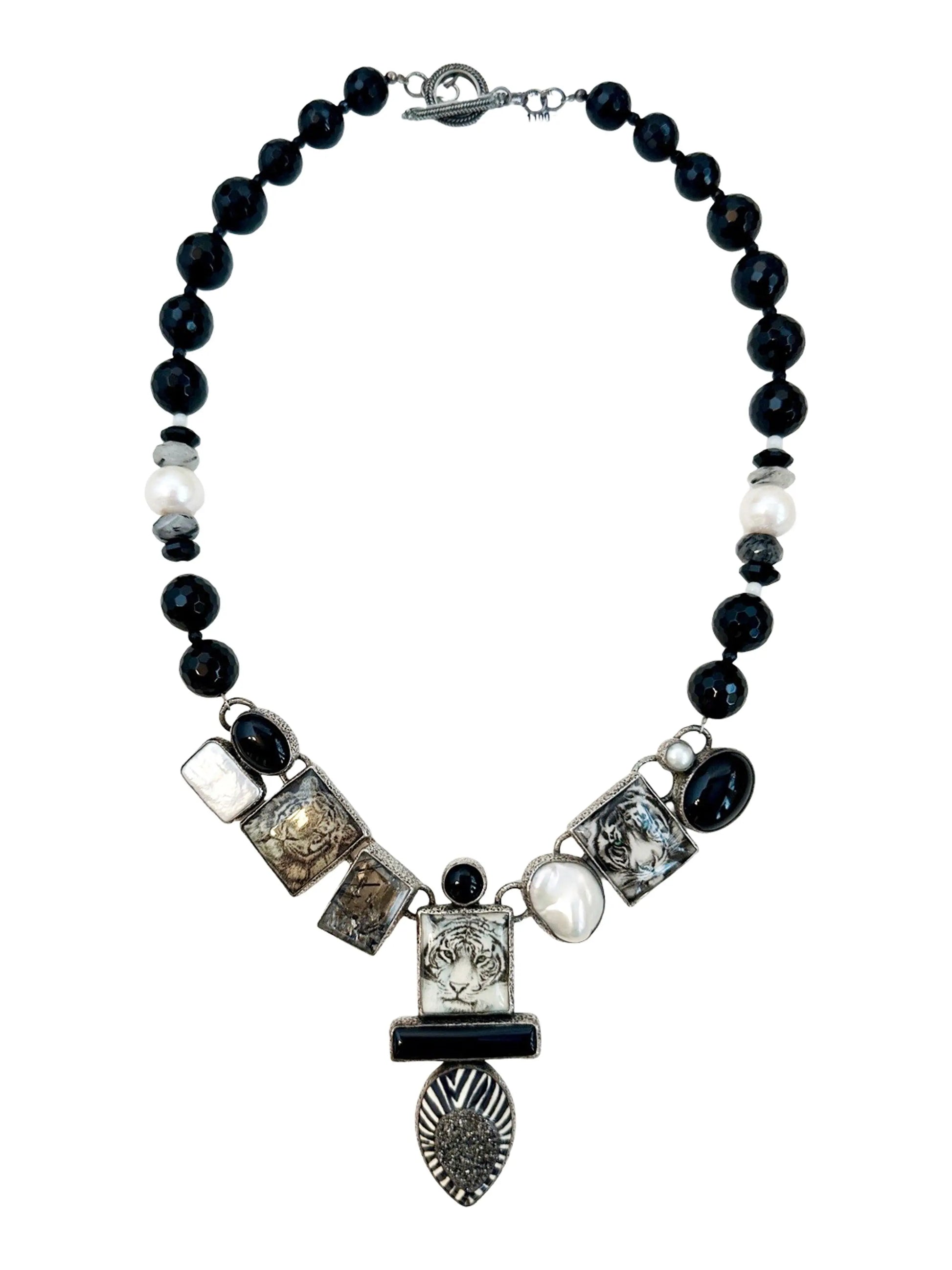 Tiger Nights Statement Necklace