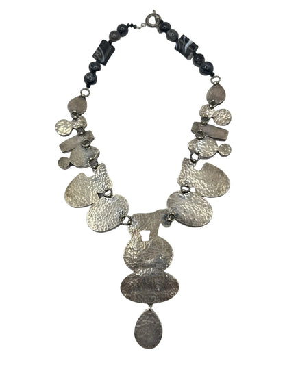 Zebra Pendant Statement Necklace