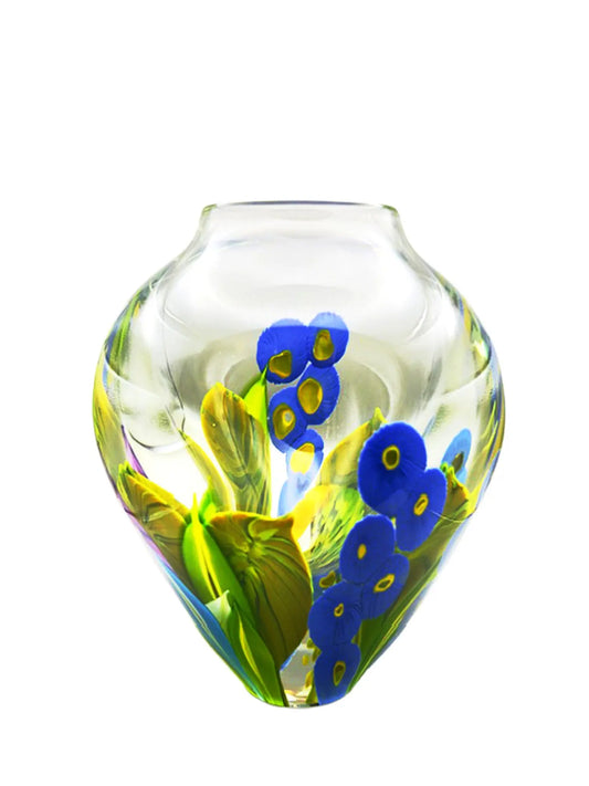 Hollyhock Magnum Vase – Handblown Glass Art