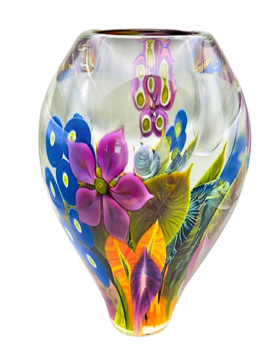 Mixed Bouquet Magnum Vase – Handblown Glass