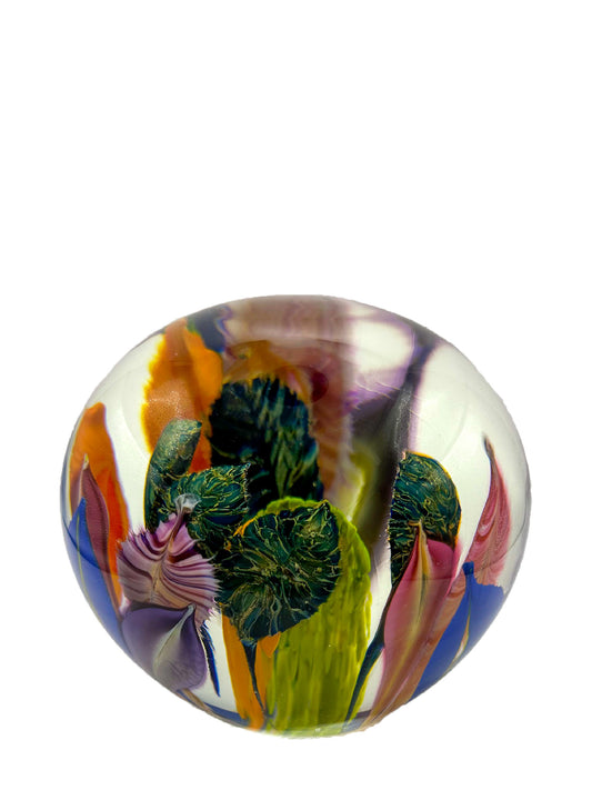 Garden of Fire Glass Paperweight – Handblown Glass