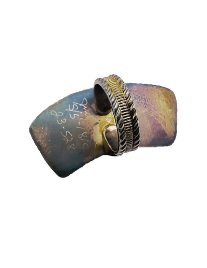 Banded Carnelian Agate Ring – Size 8