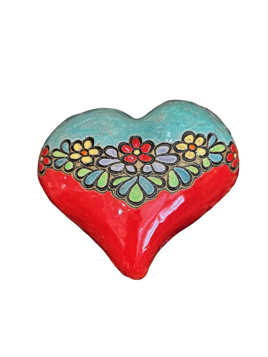 Nikki Garden Bloom Ceramic Heart