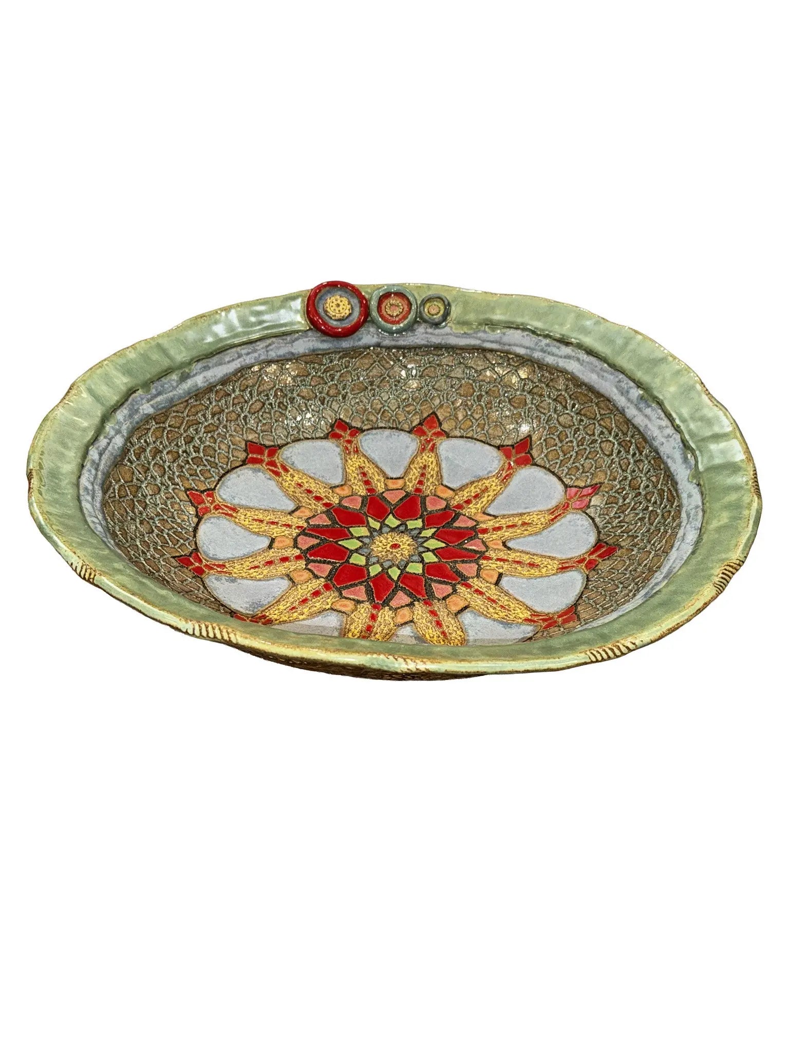 Fern Lace Ceramic Bowl