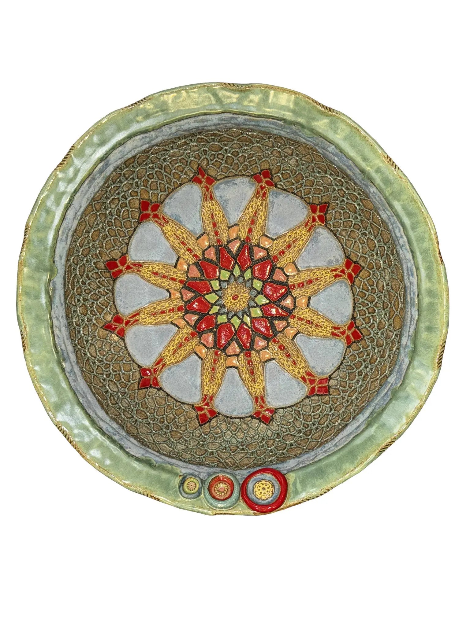 Fern Lace Ceramic Bowl
