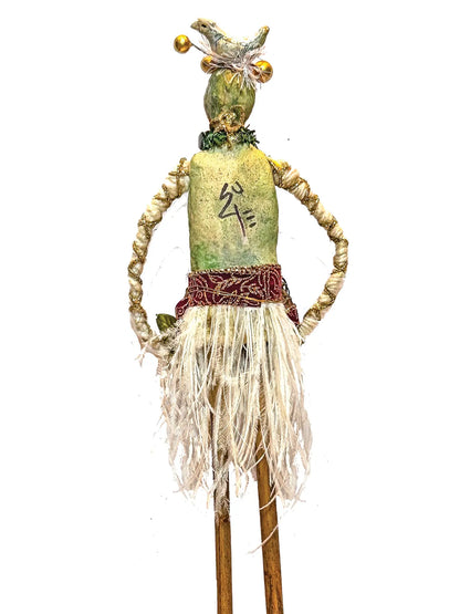 "Peace & Joy" Christmas Corner Person