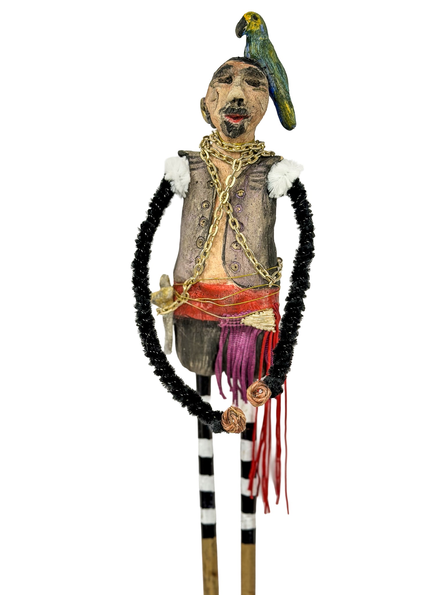 "The Parrot Captain" Gasparilla Corner Person