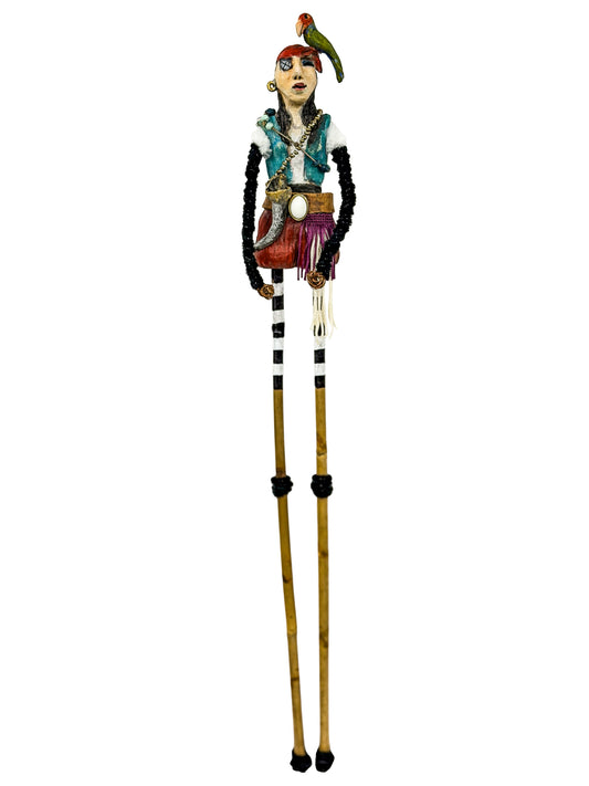 "The Pirate Queen" Gasparilla Corner Person