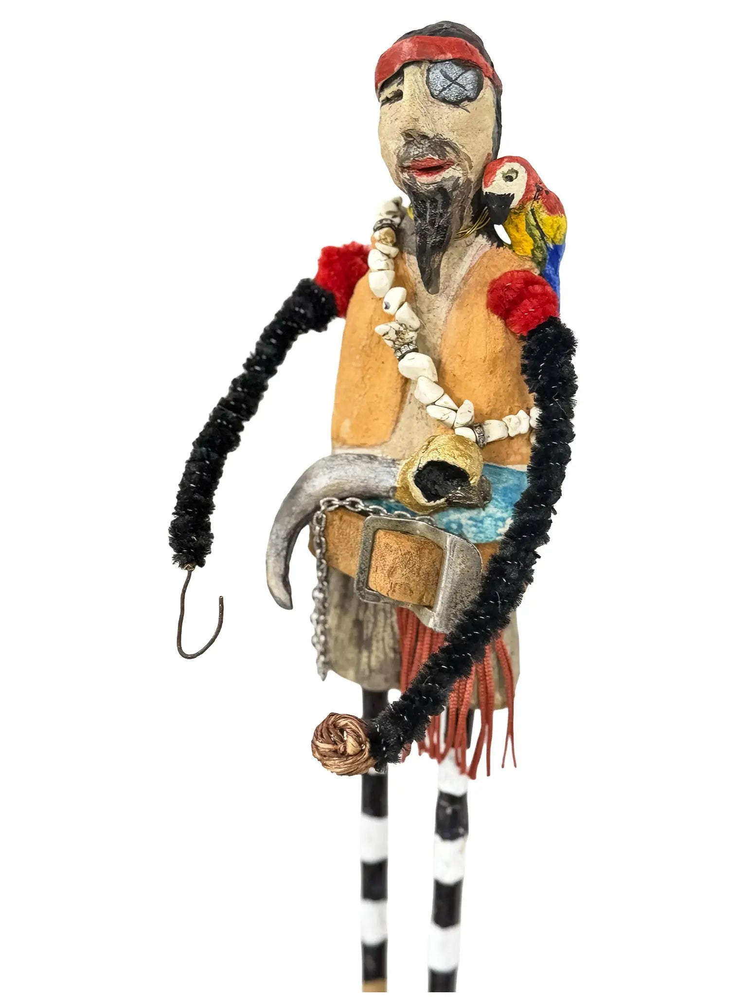 Doll;Skinny GSP GLDVest, ivory fringe