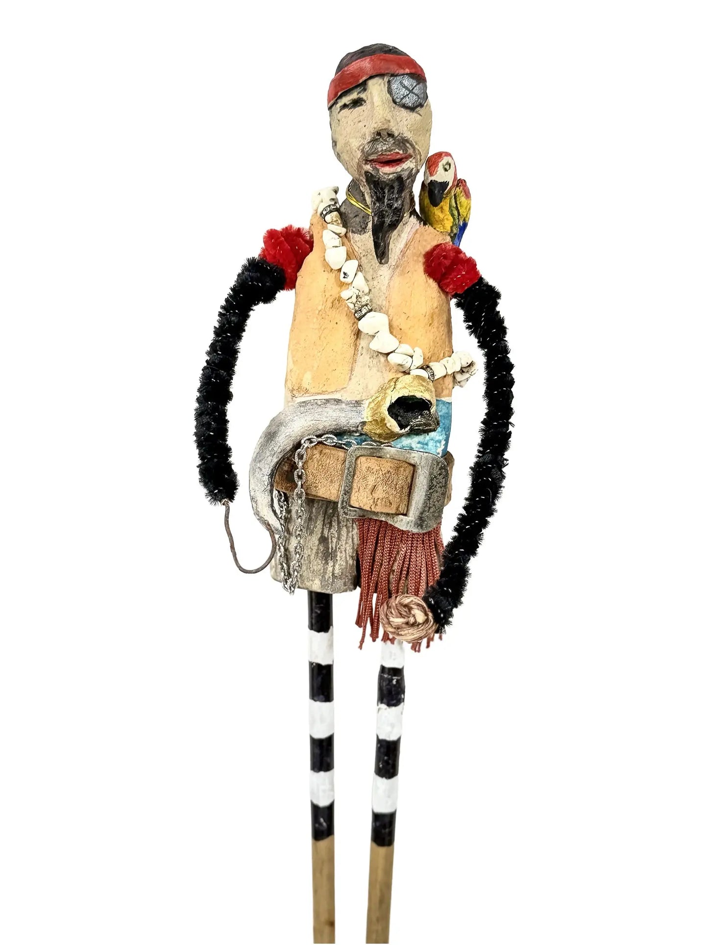 Doll;Skinny GSP GLDVest, ivory fringe