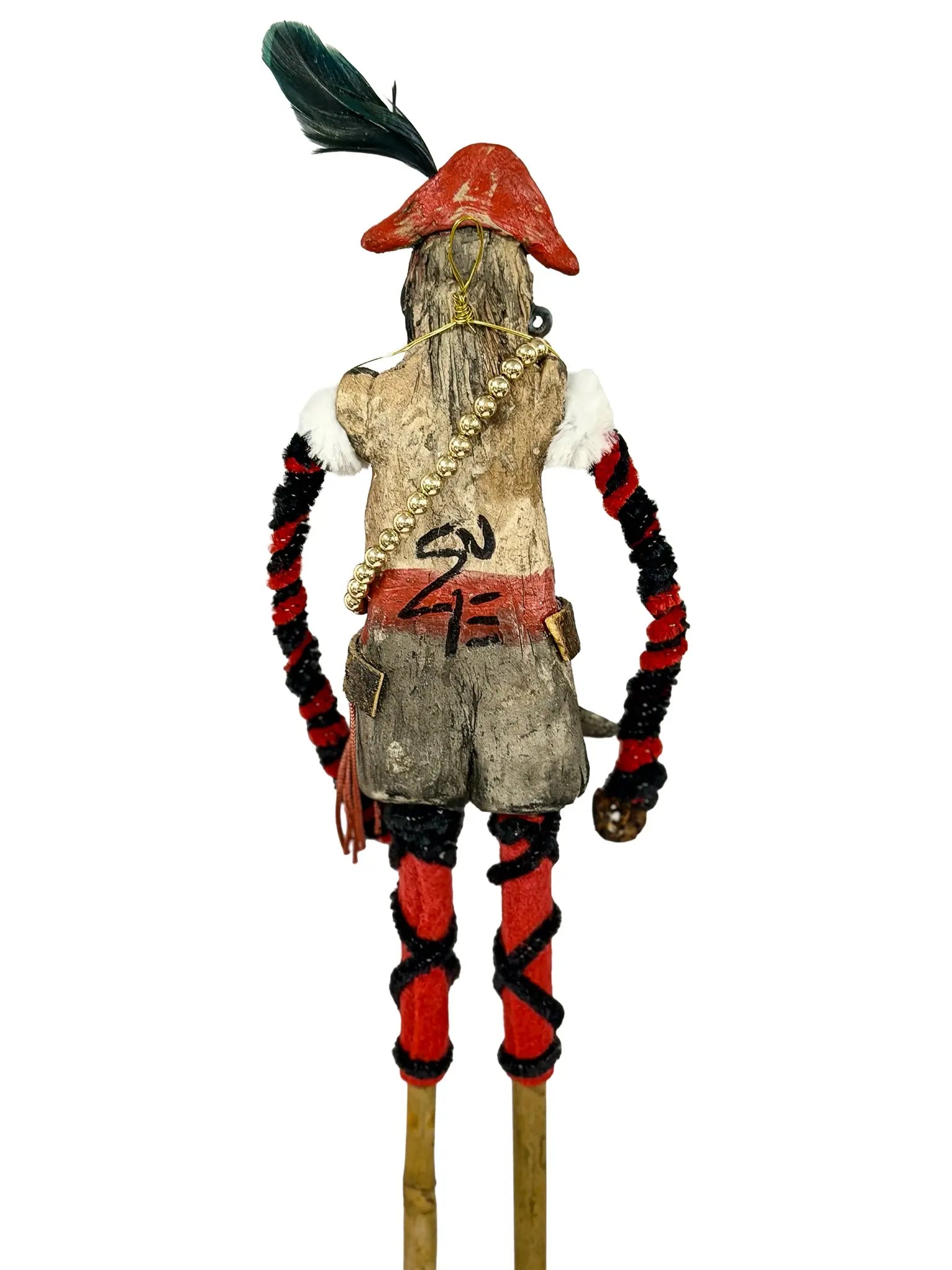 The Red-Legged Rogue" Gasparilla Corner Person
