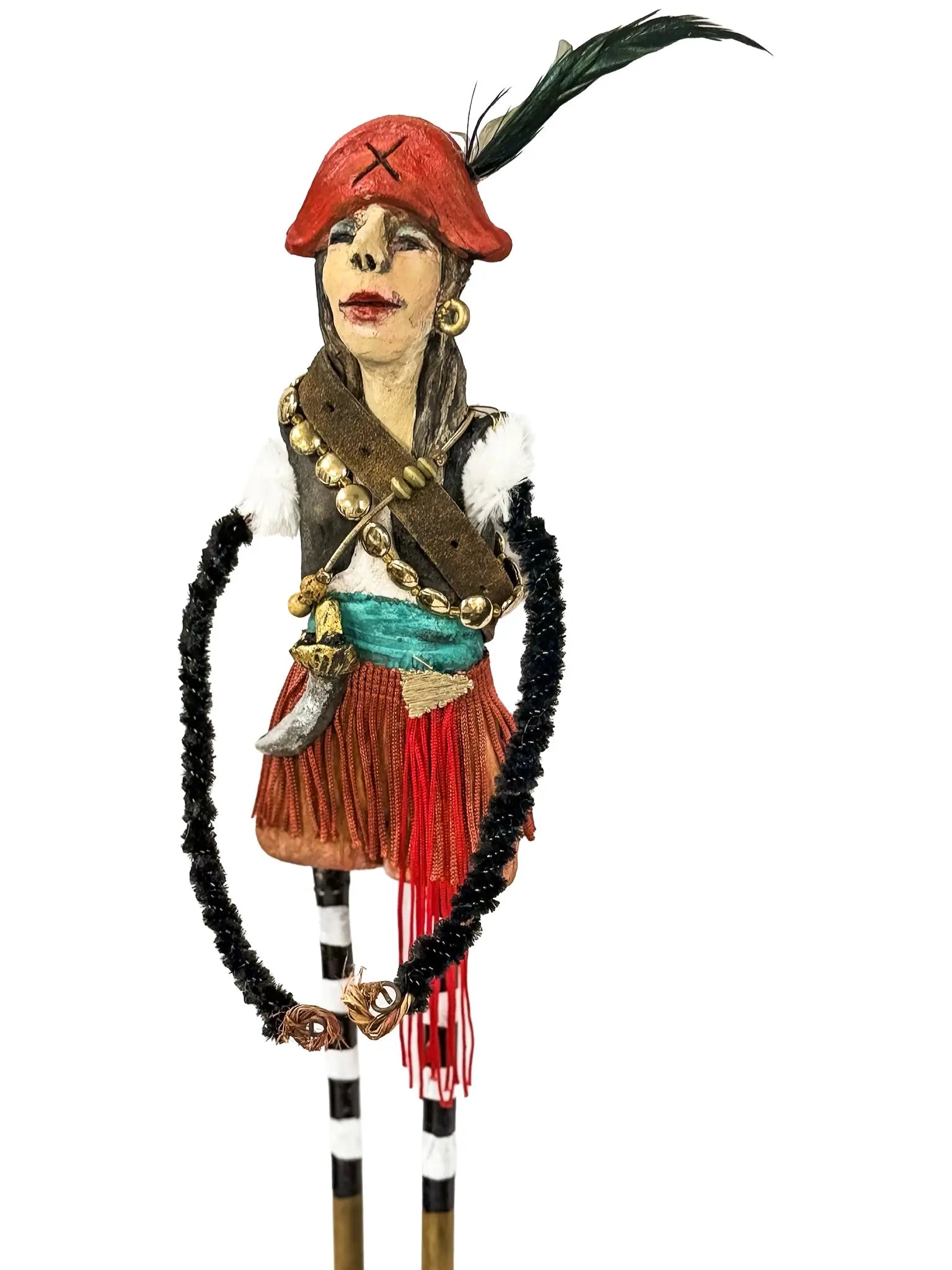 "The Red-Hatted Corsair" Gasparilla Corner Person