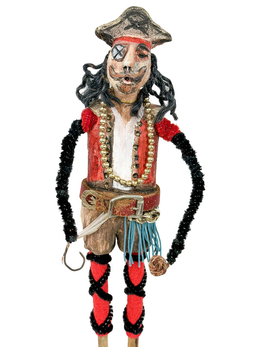 "The Jolly Roger Captain" Gasparilla Corner Person