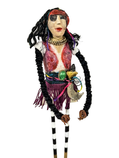 "The Boho Buccaneer" Gasparilla Corner Person