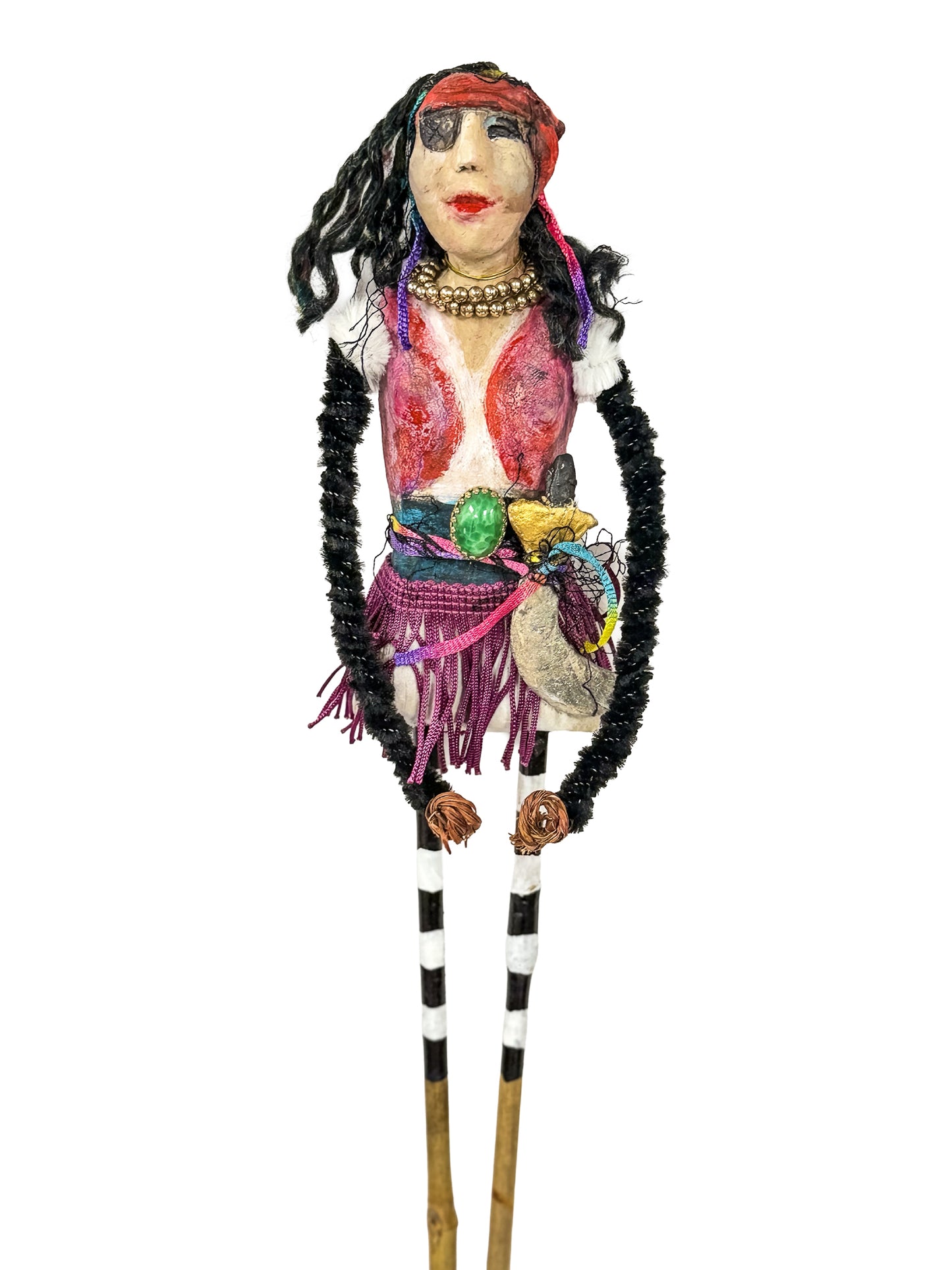 "The Boho Buccaneer" Gasparilla Corner Person