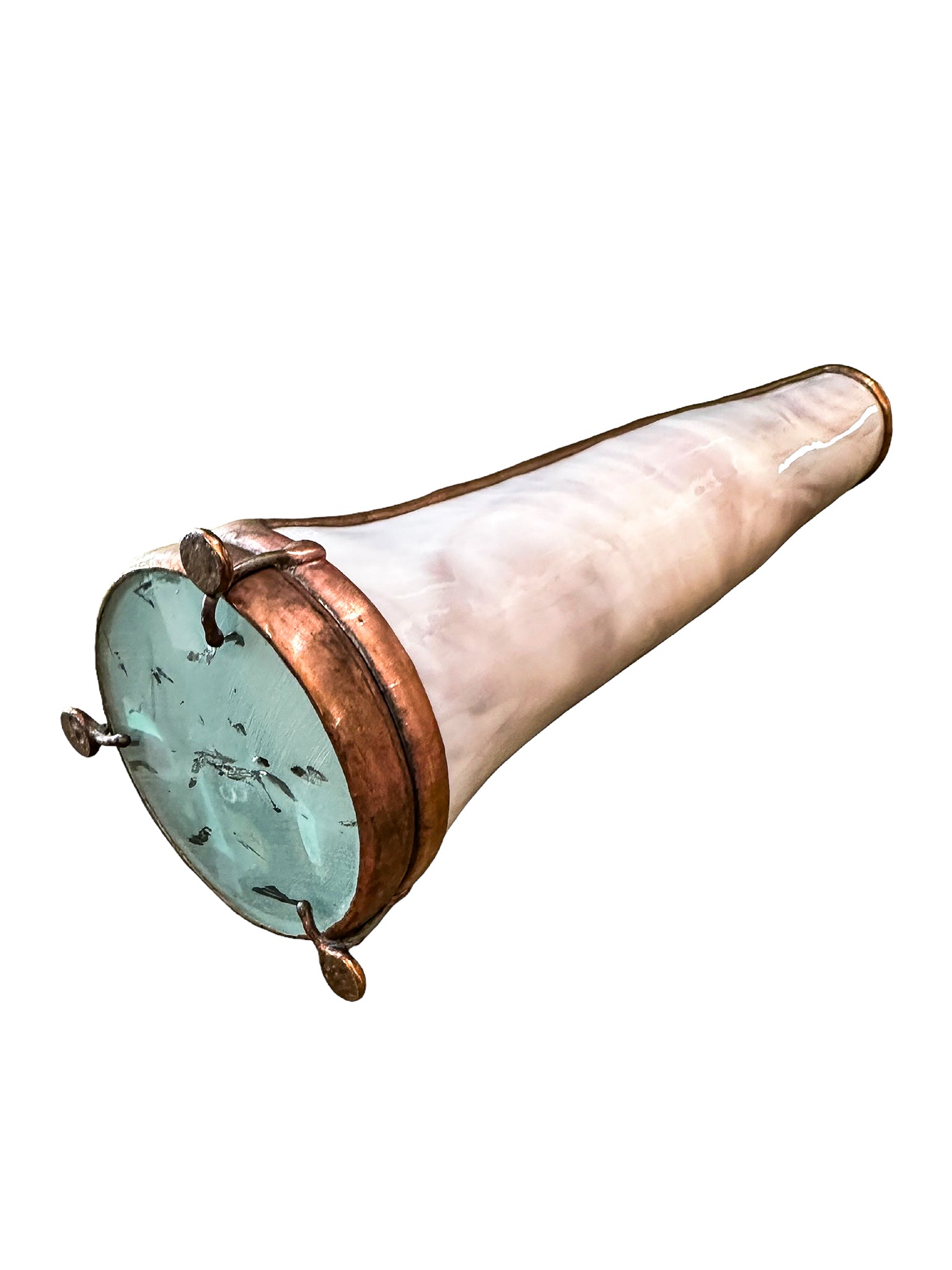 "Conuscope V" Lavender Slumped Glass Kaleidoscope (Limited Edition #4/12)