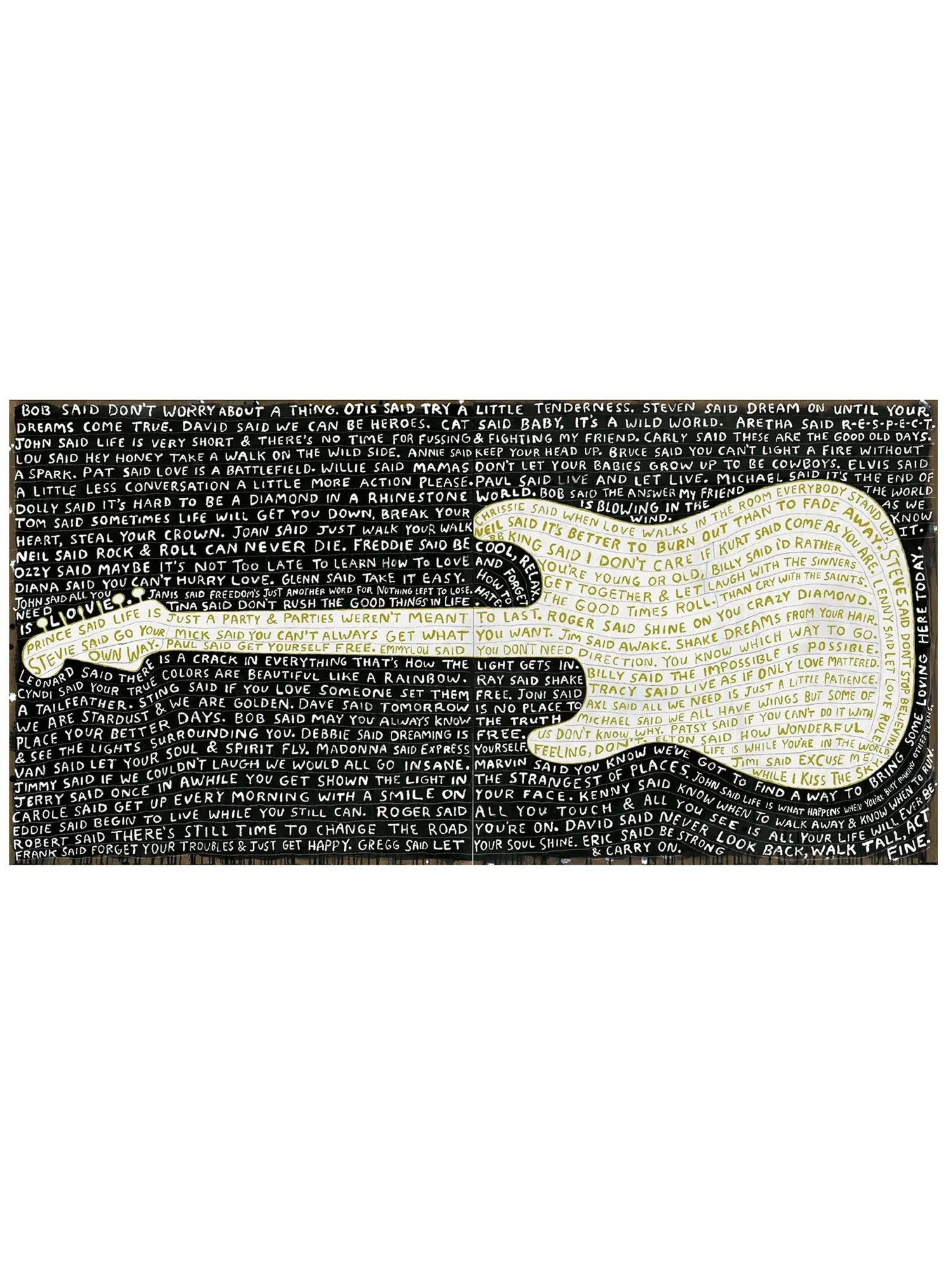 Legends Chartreuse Guitar