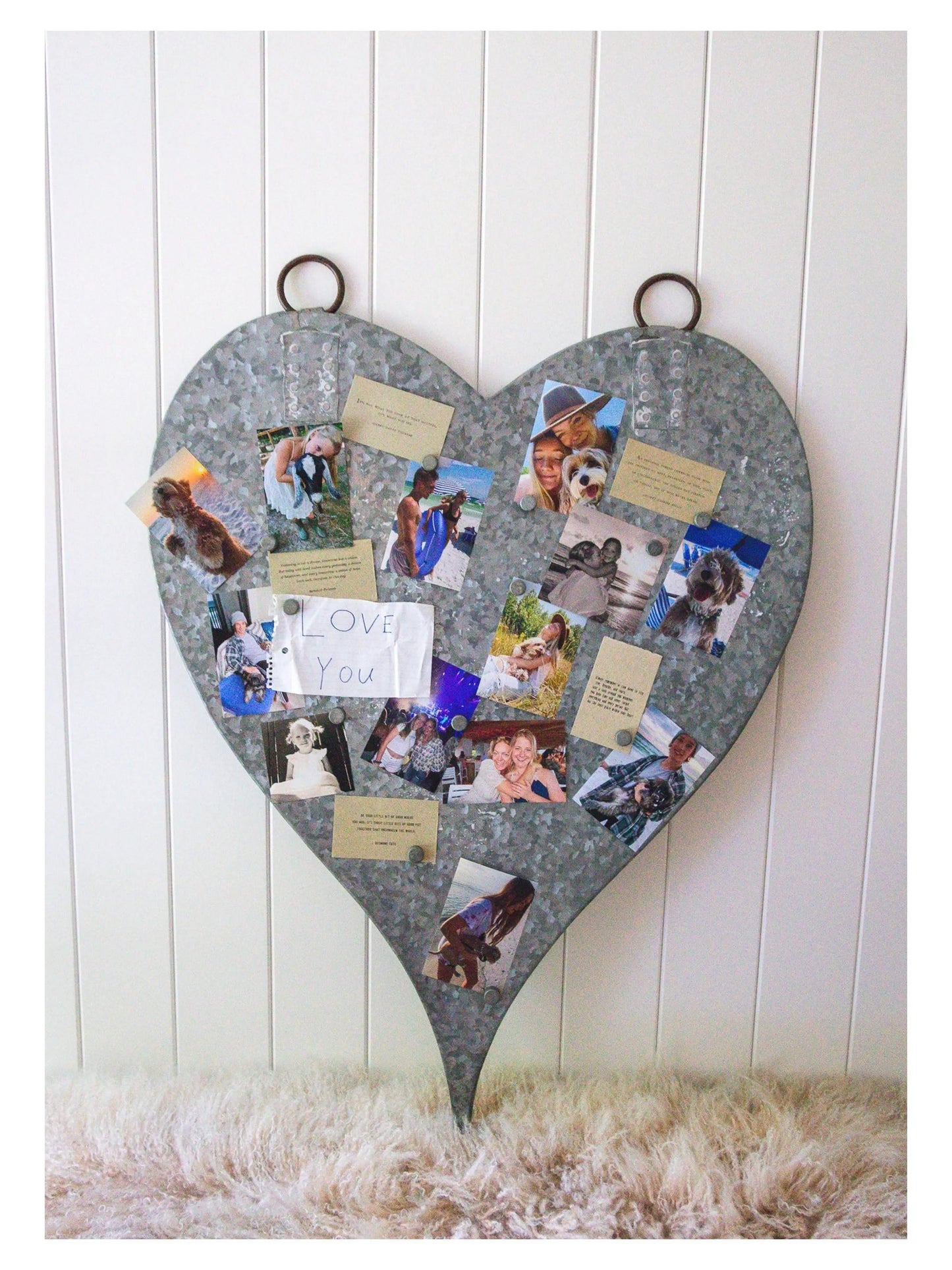 Wall Magnet – Large Zinc Heart