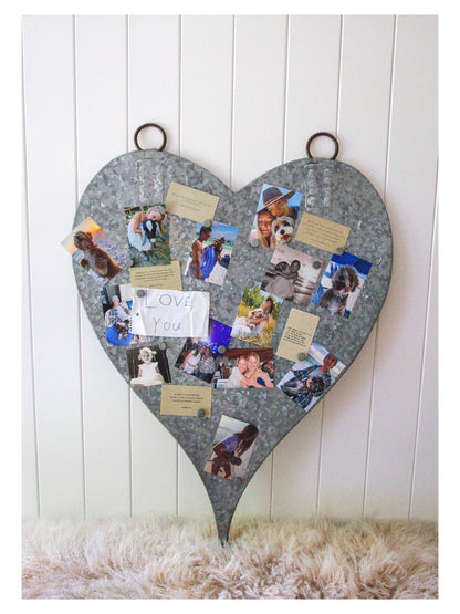 Wall Magnet – Large Zinc Heart