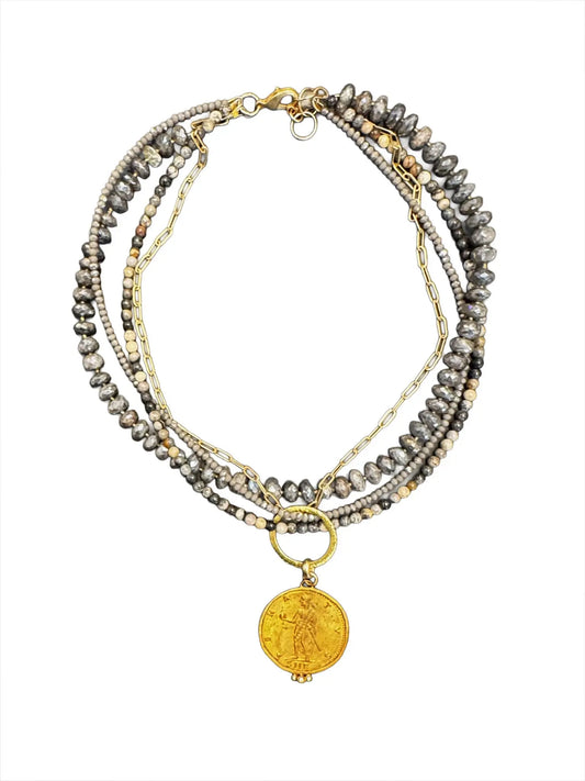 Labradorite Flaneur Necklace