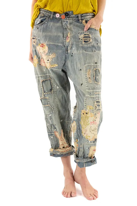 Pants 417 Be A Poem Miners Pants - Washed Indigo