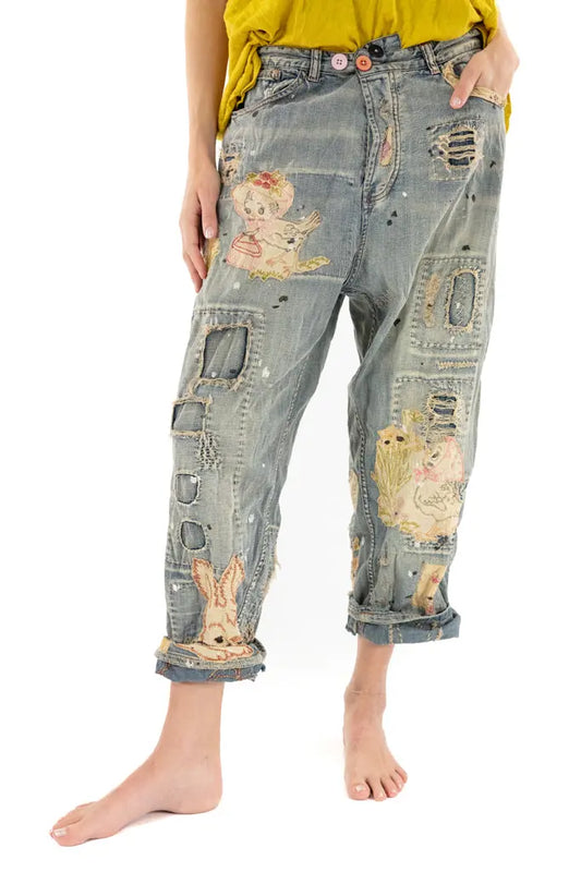 Pants 417 Be A Poem Miners Pants - Washed Indigo
