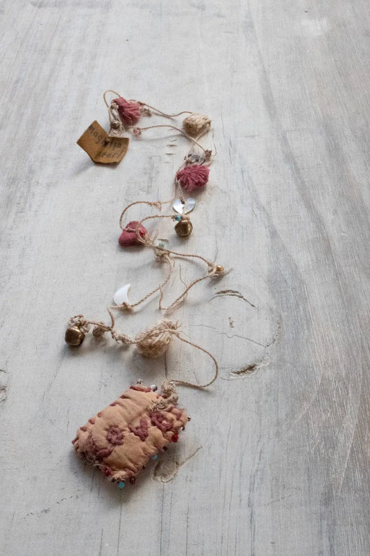 Necklace 250 - Hand Knotted Heart