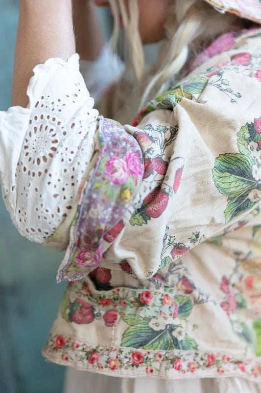 Jacket 657 Printed Cropped Kelley Coat - Bloomberry