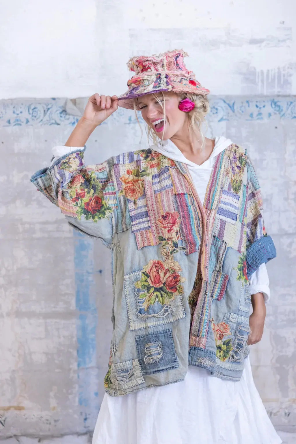 Jacket 815 Denim Hippie Kimono - Tulum