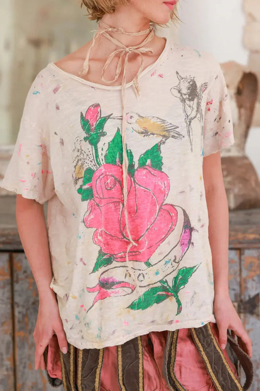 Top 1864 Abbeyrosa T-Shirt - Moonlight