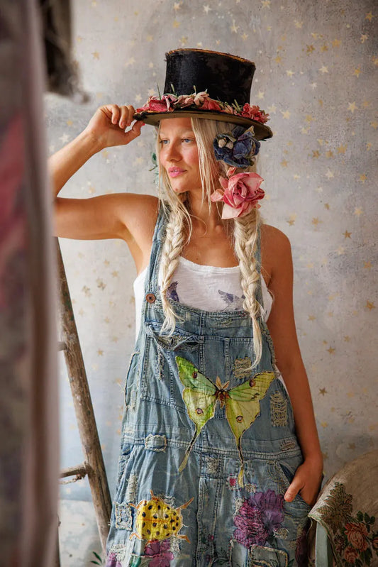 Overalls 149 Night Garden Benjamin Wide Leg - Washed Denim