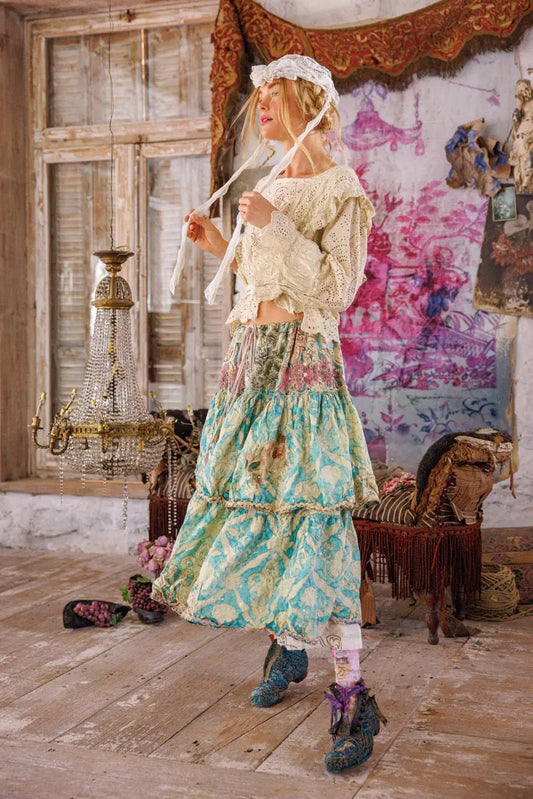 Top 2159 Eyelet Rosario Blouse - Moonlight