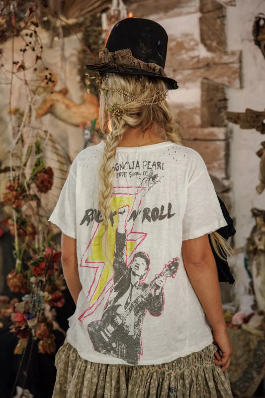 Top 2570 AC/DC Rock N' Roll Tee - True