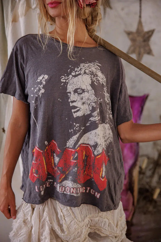 Top 2684 AC/DC Live At Donington Tee - Ozzy