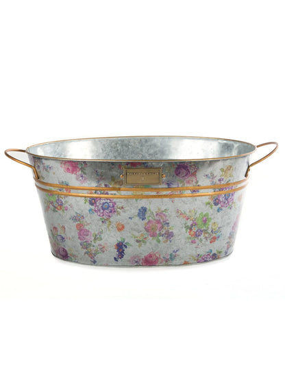 Flower Market Galvanized Beverage Bucket