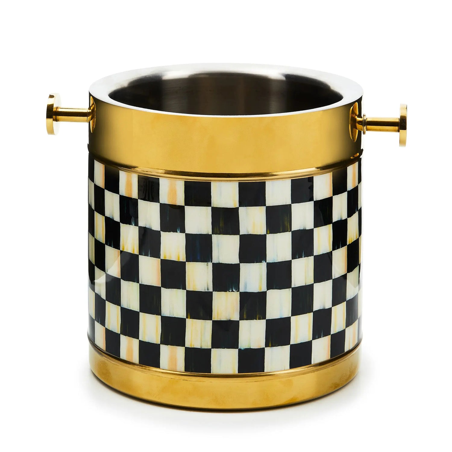 Courtly Check Gold Ice Bucket